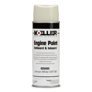 Moeller Engine Paint can for Johnson outboard and inboard engines on a white background