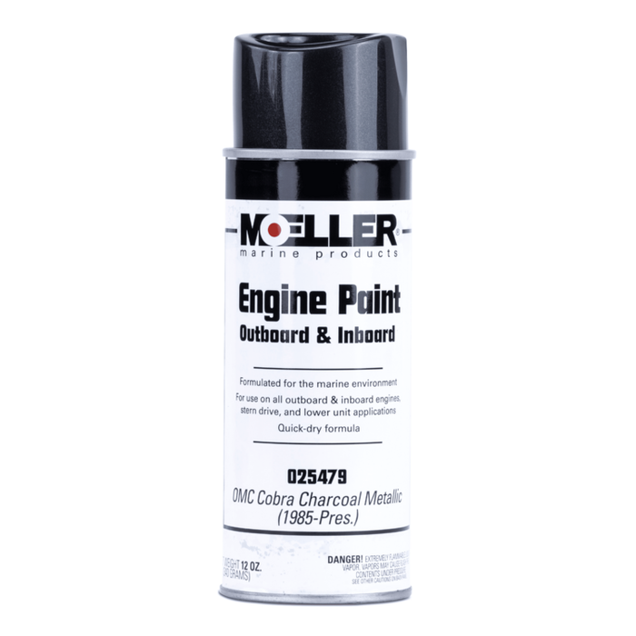 Engine Paint, OMC Charcoal Metallic