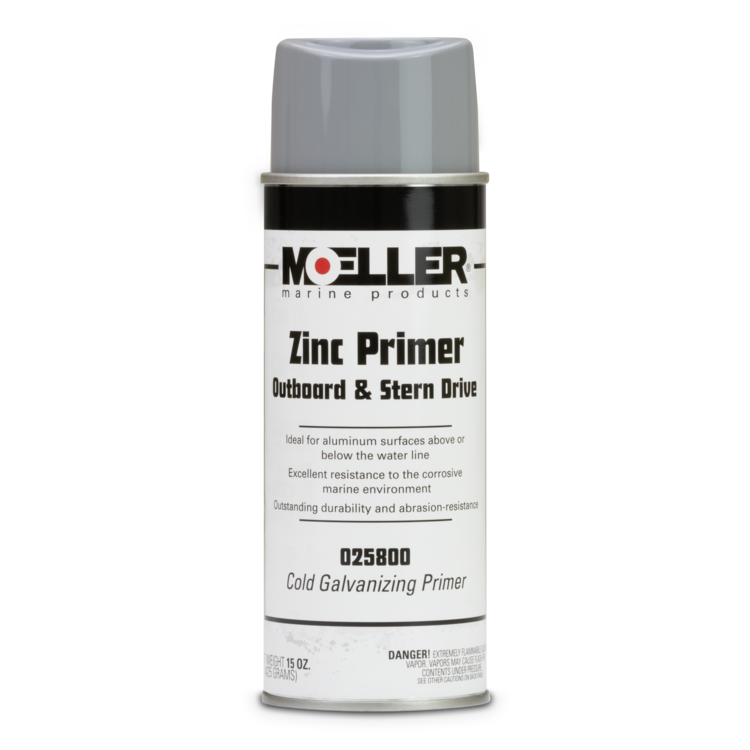 Moeller Zinc Primer paint can on a white background