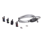 Moeller marine universal fuel line assembly with fuel connectors on a white background
