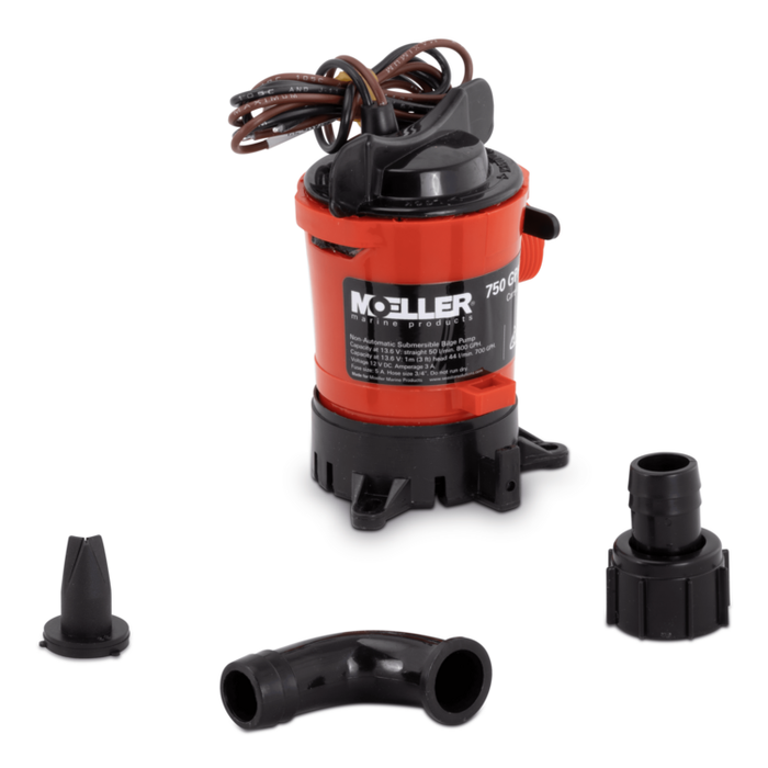 Submersible Cartridge Bilge Pump 750 GPH | 053015-10