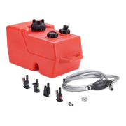 A 3 gallon Moeller marine all-in-one fuel tank kit on a white background