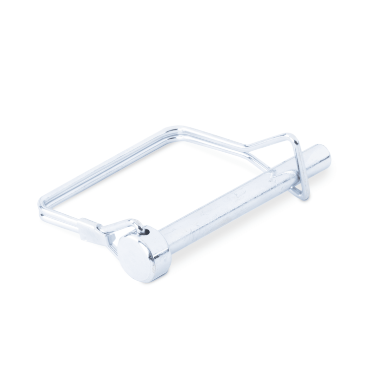 Locking pin on a white background