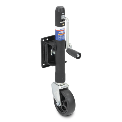 A Sierra 1500-DLX trailer jack on a white background