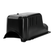 A black Sierra oil pant on a white background
