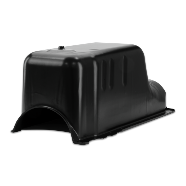 A black Sierra oil pant on a white background