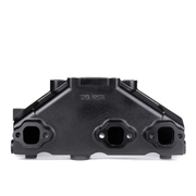 Side view of a Sierra 18-1952-1 exhaust manifold on a white background