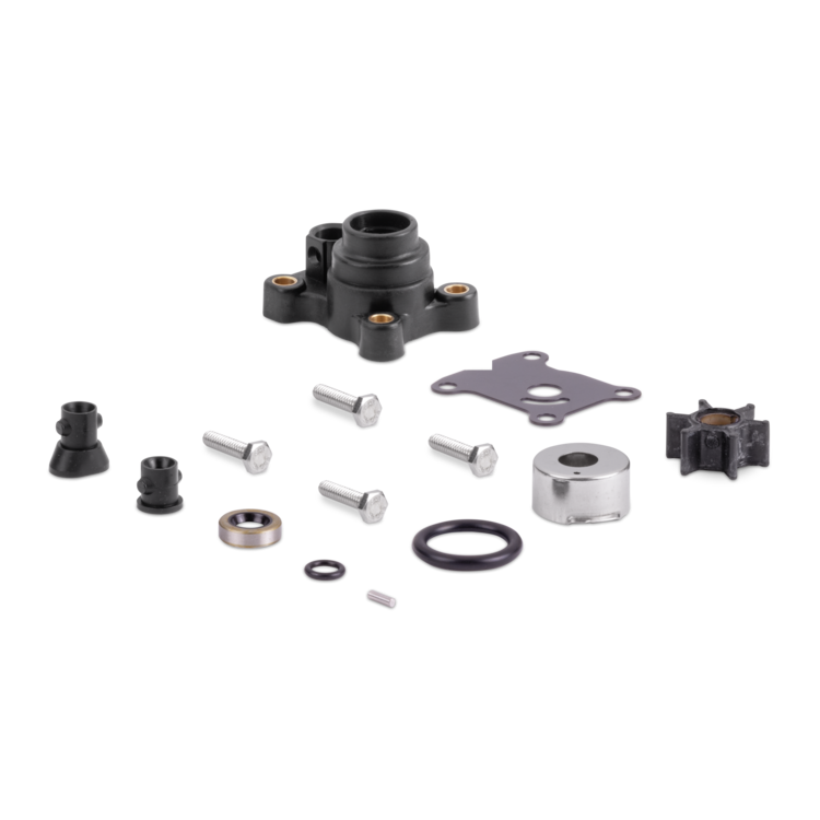 Sierra 18-3327 water pump kit components on a white background