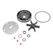 Sierra's 18-3386 water pump kit components on a white background