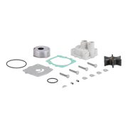 Sierra water pump repair parts on a white background