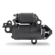 Profile view of a Sierra marine 18-55506 starter on a white background