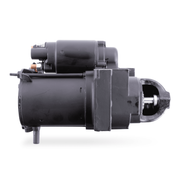 Black Sierra starter motor on a white background