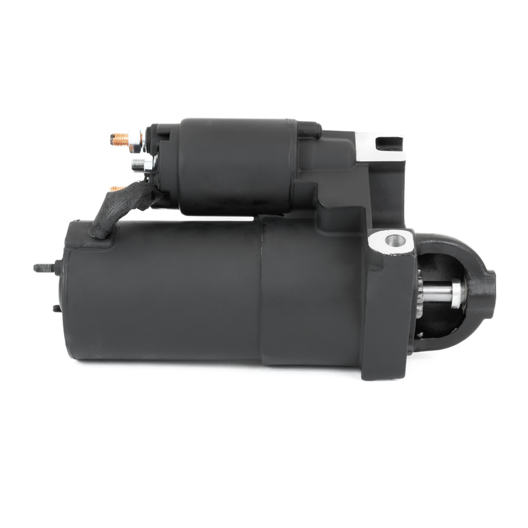 Boat engine starter on a white background