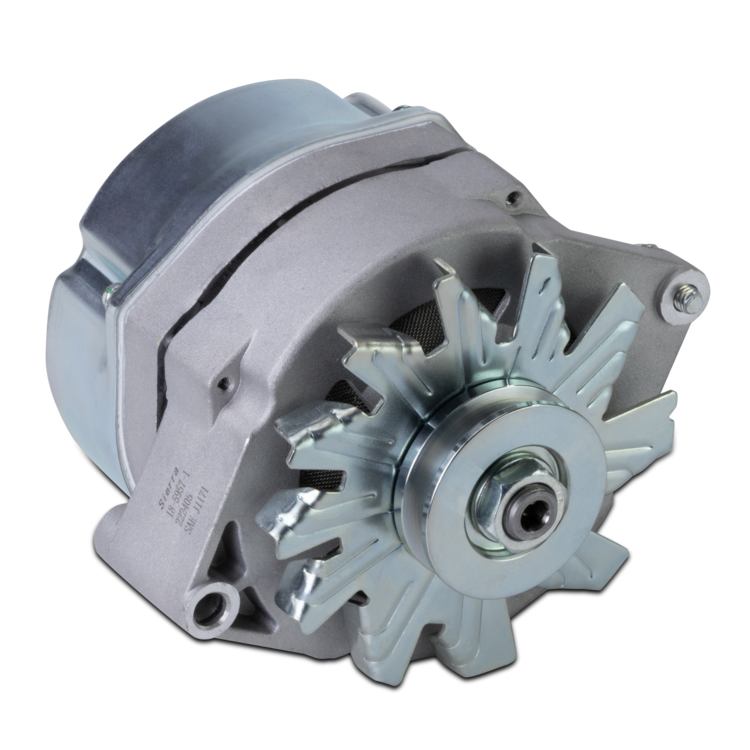 Sierra 18-5957-1 boat alternator on a white background