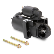 Boat engine starter with two screws on a white background