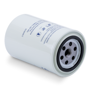 An 18-7866 Sierra fuel water separating filter laying on its side on a white background