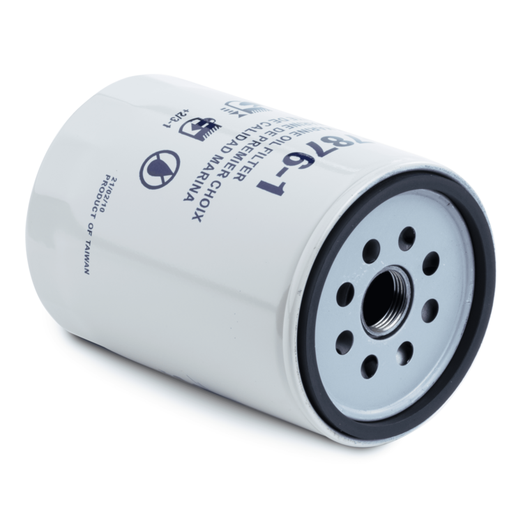Sierra's 18-7876-1 boat oil filter on a white background