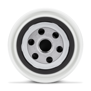 Bottom view of a Sierra 18-7945 fuel water separating filter on a white background