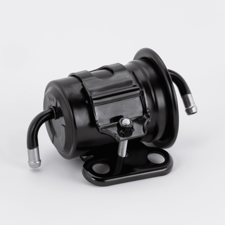 Black Sierra 18-79992 fuel filter on a white background