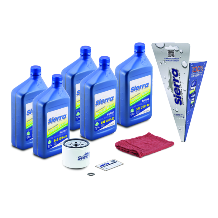 Oil Change Kit: Mercury 75-115HP 1.7L EFI 2006-2015