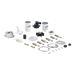 Collection of aftermarket mercury engine filters and engine maintenance parts on a white background