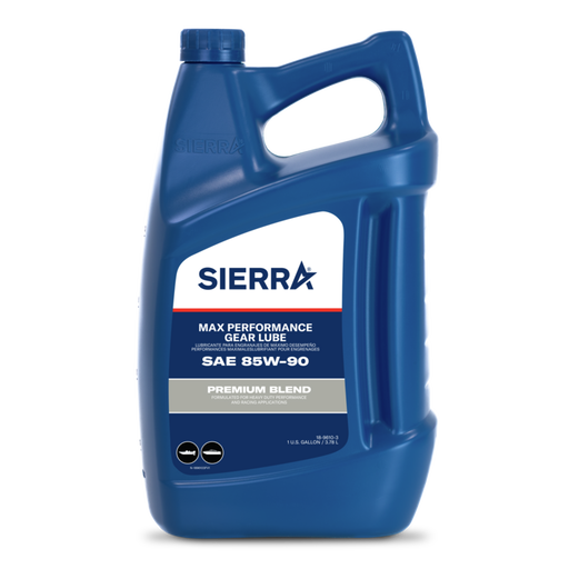 Blue Sierra max performance gear lube container on a white background