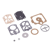 Set of gaskets and seals on a white background