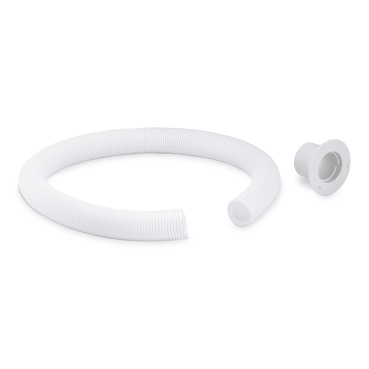 White Sierra rigging hose on a white background