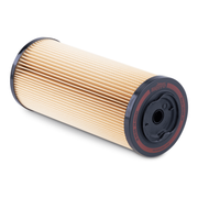 A Sierra 18-99180 fuel water separating filter laying on it's side on a white background