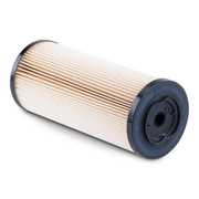 A Sierra fuel water separating filter on a white background