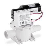Dometic pump with wiring on a white background