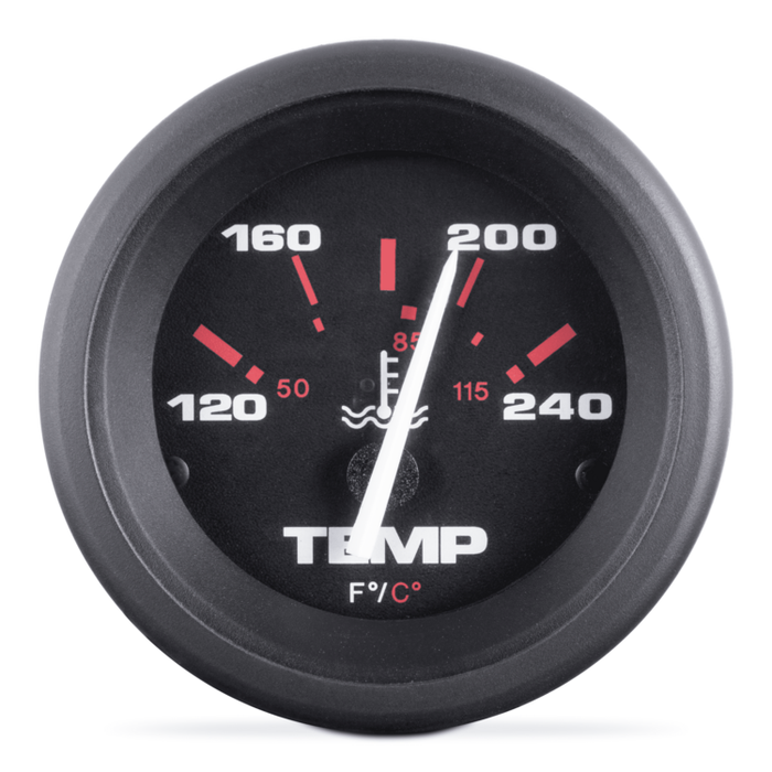 Water Temperature Gauge, Amega 2" I/O-IB