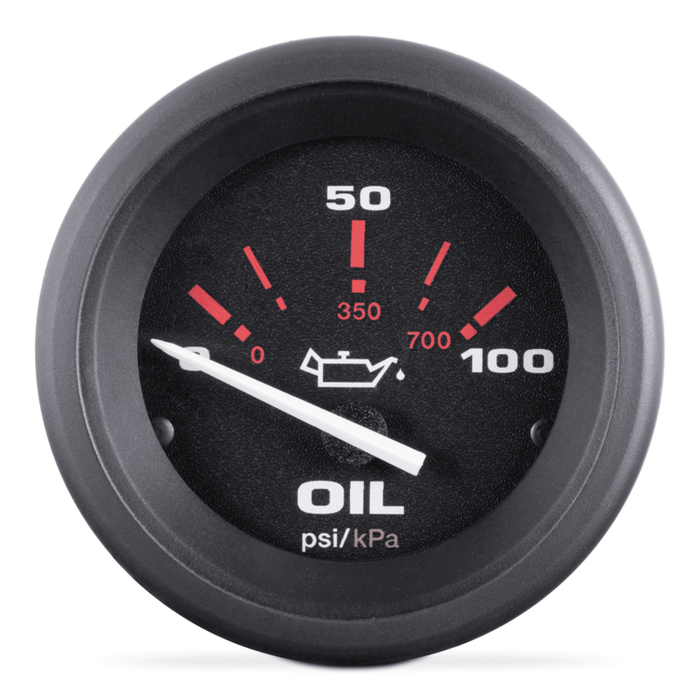 Oil Pressure Gauge, Amega 2" 0-100 PSI