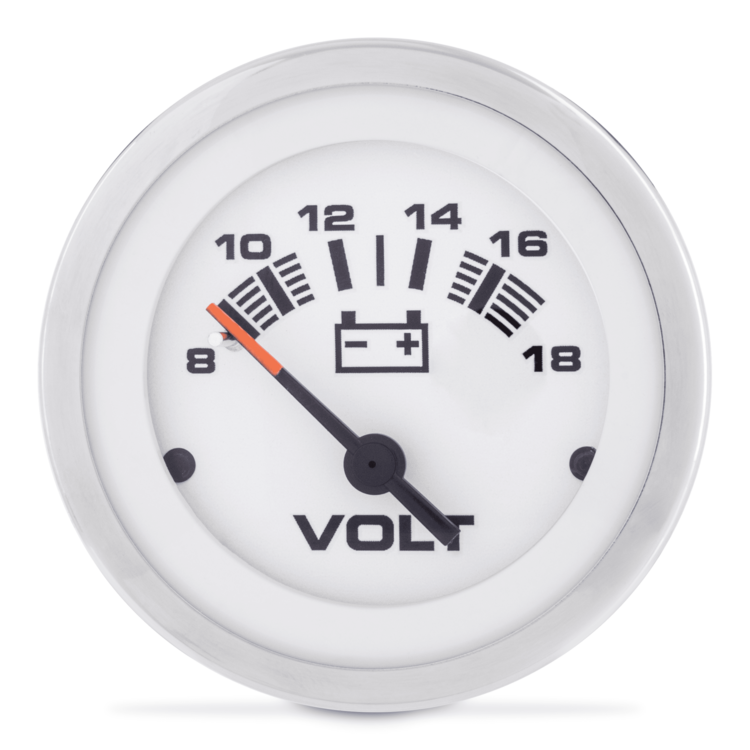 Voltmeter, Lido 2", 8-18 VDC