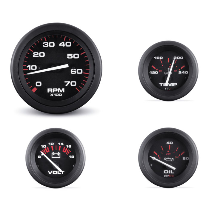 Gauge Kit, Amega, Twin Engine Add On IB/IO