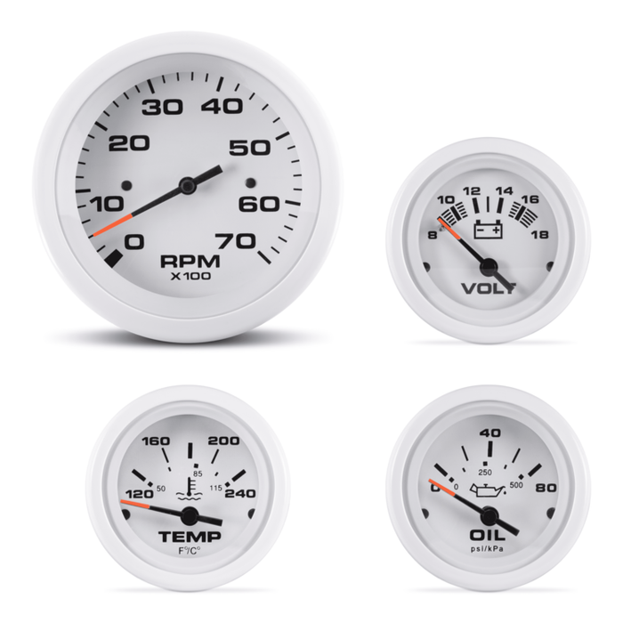Gauge Kit, Arctic, Twin Engine Add On IB/IO