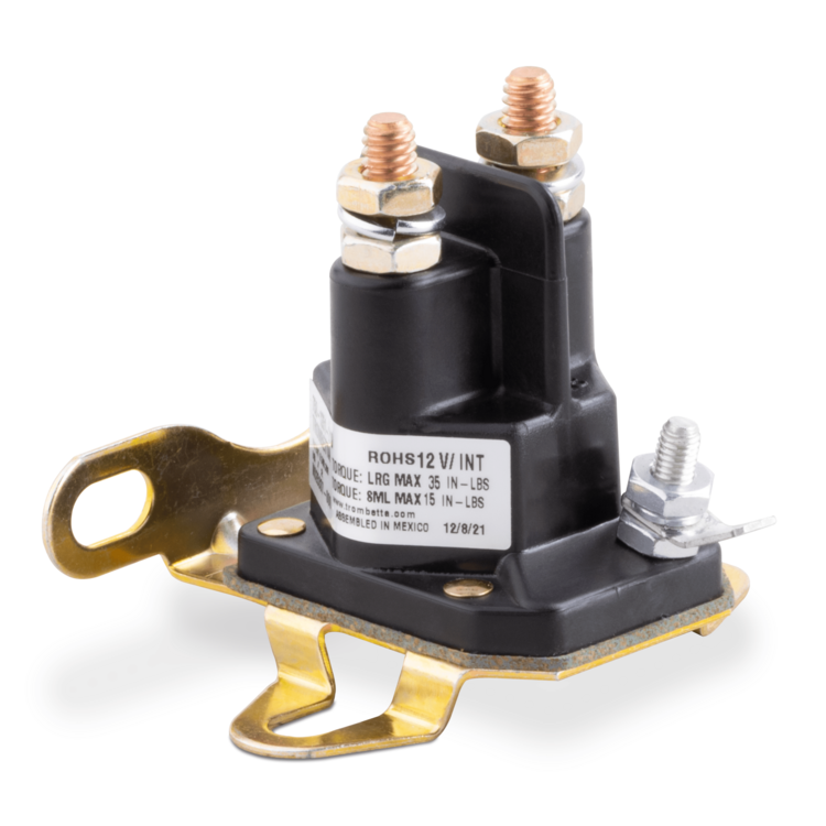 Three pole Prime Line solenoid on a white background