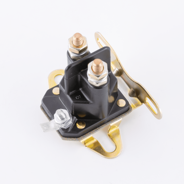 Solenoid on a white background