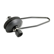 Black Sierra motor flusher on a white background