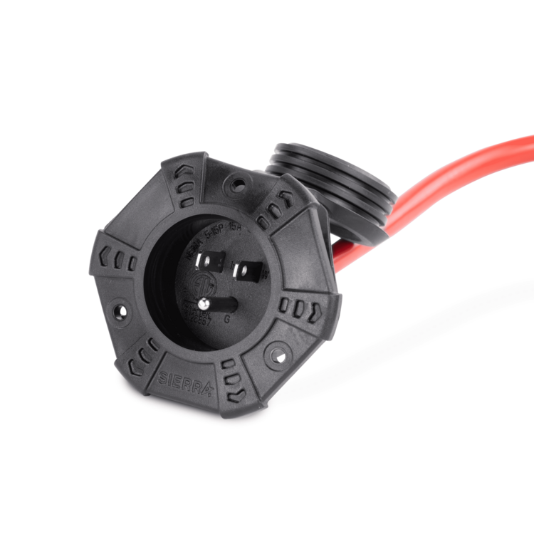 AC Inlet Port with 16" Extension Cord