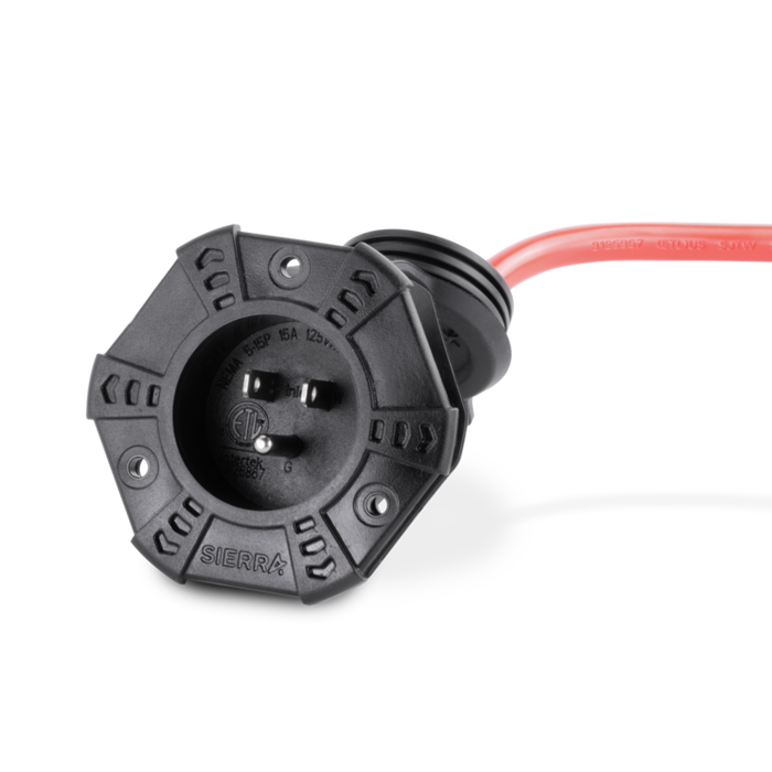 AC Inlet Port with 12' Extension Cord