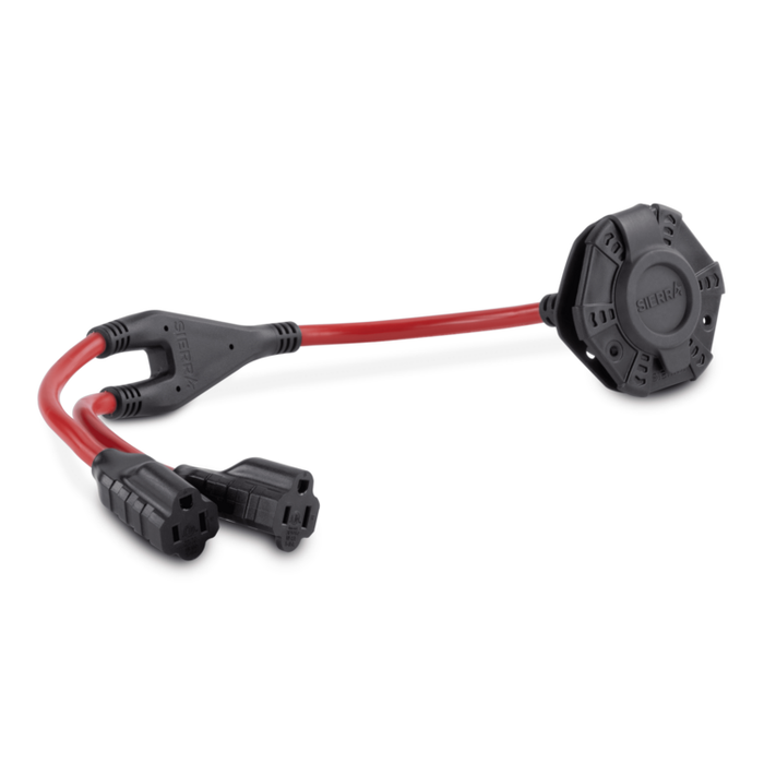 AC Inlet Port with Twin 18" Extension Cord