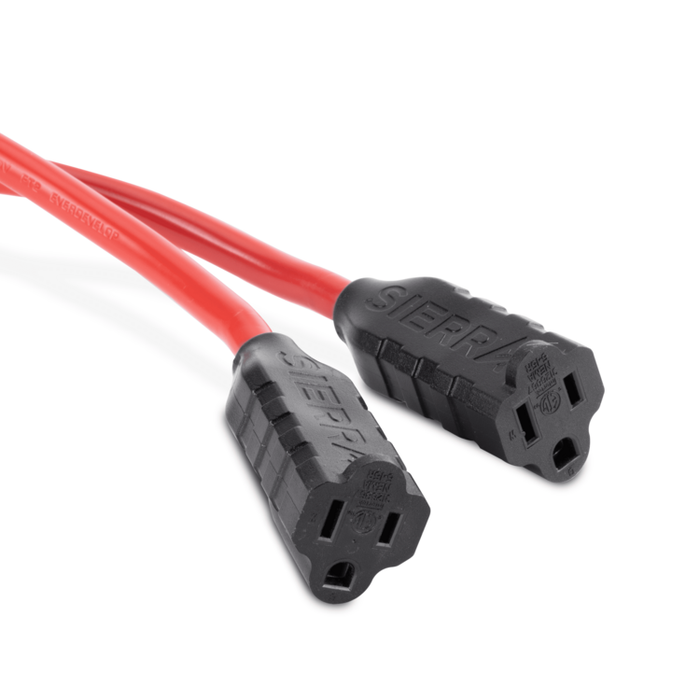 AC Inlet Port with Twin 18" Extension Cord