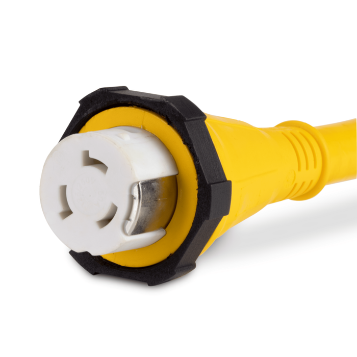 50A 125/250V (SS2-50R) Female to (2) 30A 125V (L5-30P) Male
Shore Power Reverse "Y" Adapter