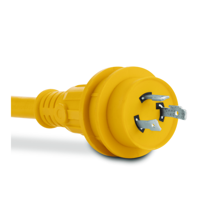 Y Adapter, 30A 125V(L5-30P) Male to 
(2) 30A 125V (L5-30R) Females