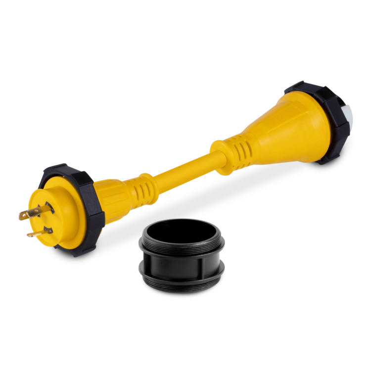 Pigtail Adapter, 30A 125V (L5-30P)
Male to 50A 125/250V (SS2-50R)Female