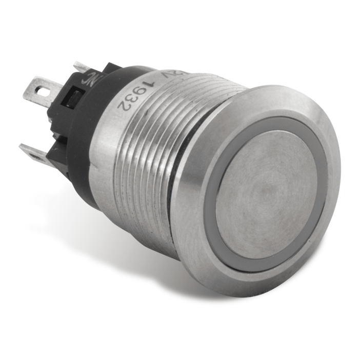 Push Button Switch, Blue Halo | AV10030B