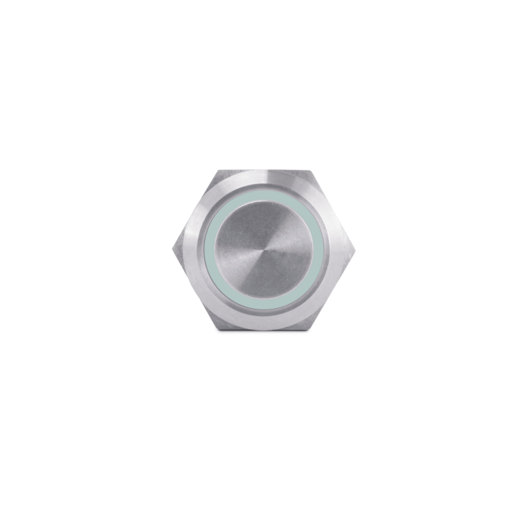 Push Button Switch, Green Halo | AV10030G