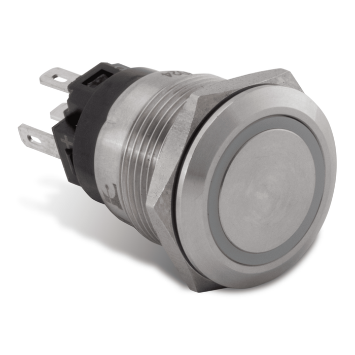 Push Button Switch, Red Halo | AV10030R