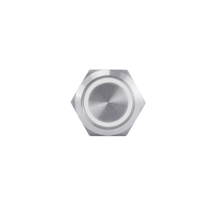 Push Button Switch, White Halo | AV10030W